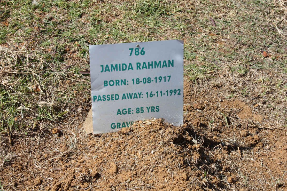 RAHMAN Jamida 1917-1992