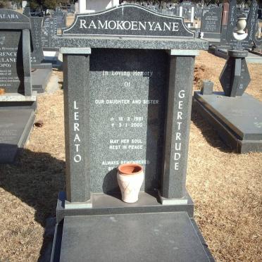 RAMOKOENYANE Lerato Gertrude 1981-2000