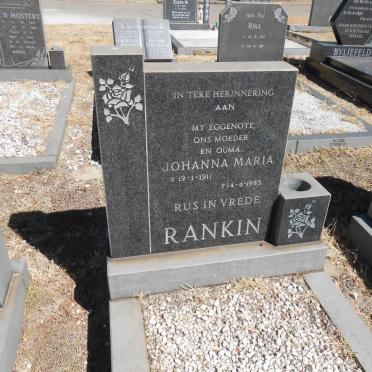 RANKIN Johanna Maria 1911-1983