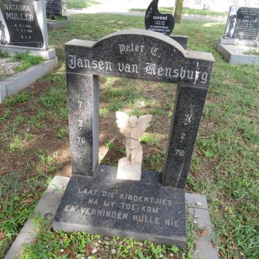 RENSBURG Pieter C., Jansen van 1976-1978
