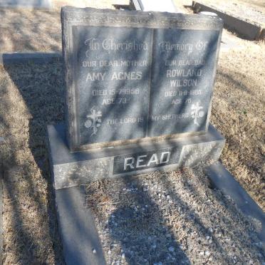 READ Rowland Wilson -1960 &amp; Amy Agnes -1956