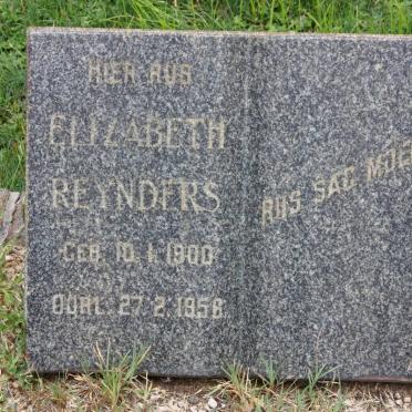 REYNDERS Elizabeth 1900-1956