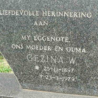 REDELINGHUYS Jacobus N. 1897-1980 &amp; Gezina W. 1897-1979