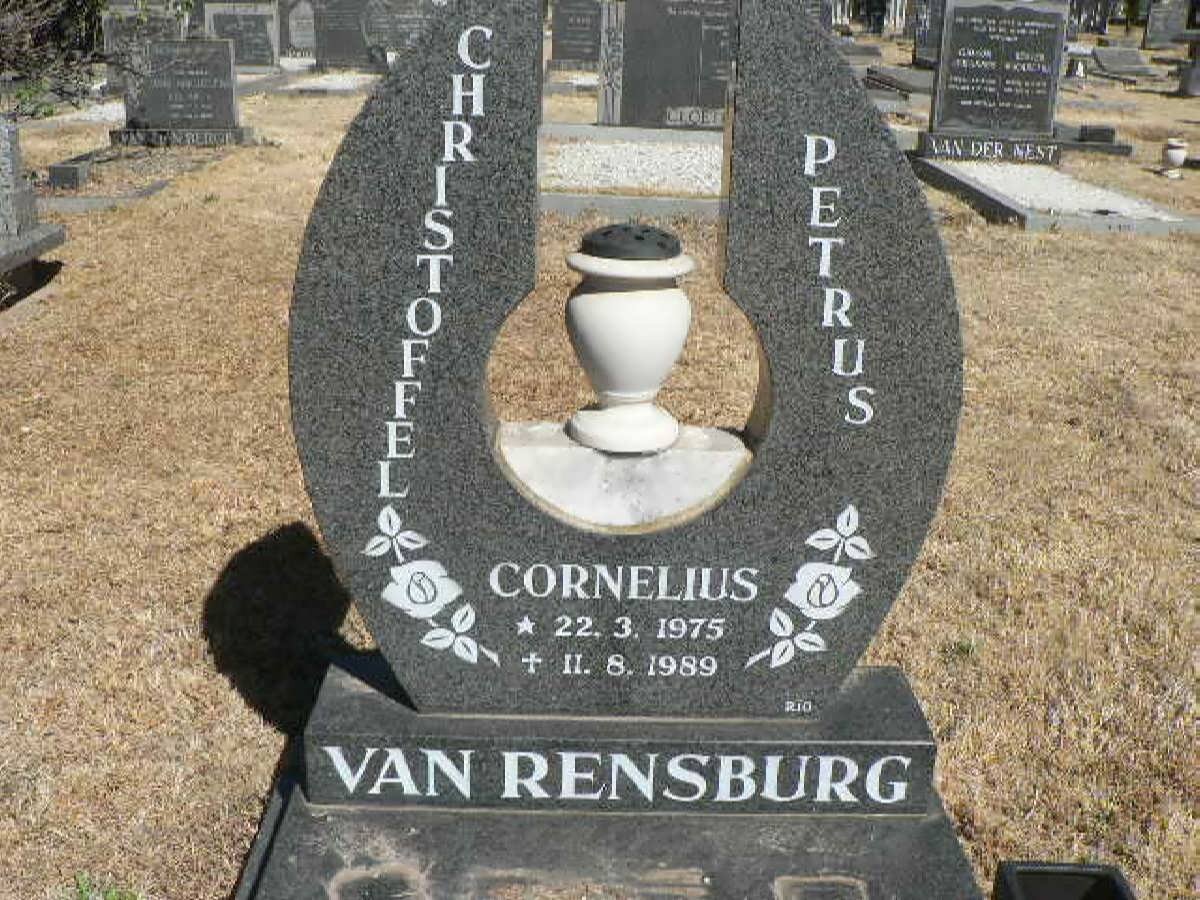 RENSBURG Cornelius, van 1975-1989