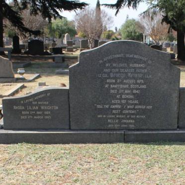 RENNIE George 1879-1947 &amp; Nellie Johanna -1950 :: WRIGHTON Rhoda Lilian 1905-1963