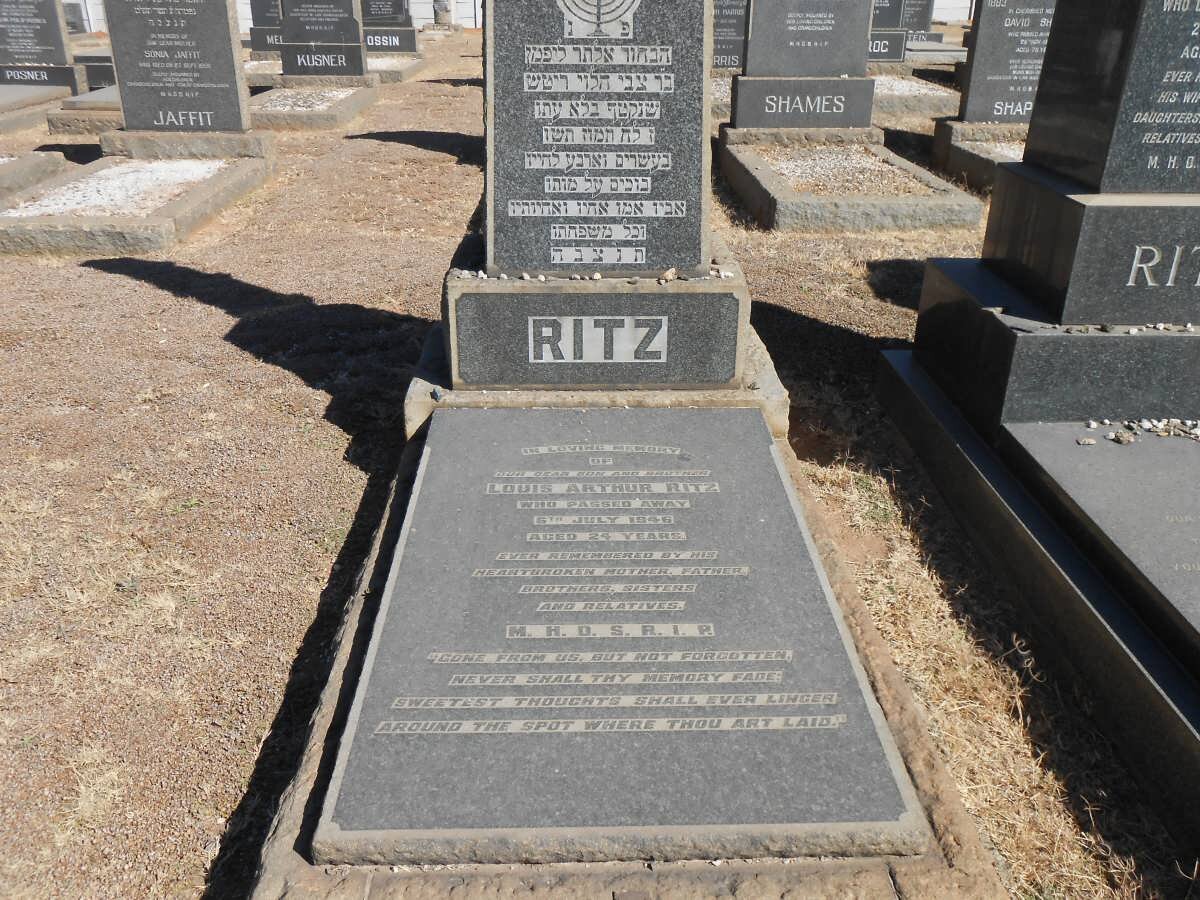 RITZ Louis Arthur -1946