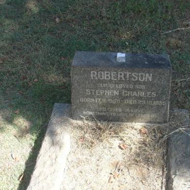 ROBERTSON Stephen Charles 1950-1955