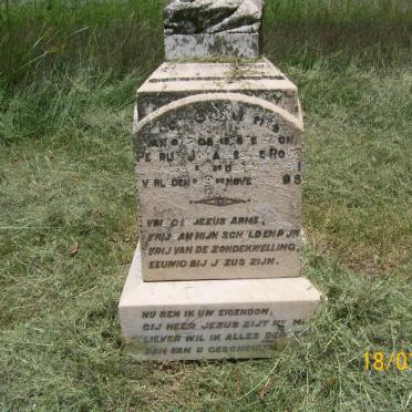 ROUX Petrus Johannes, le 19?1-1903