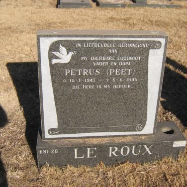 ROUX Petrus, le 1947-1995