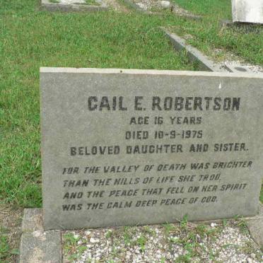 ROBERTSON Gail E. -1975