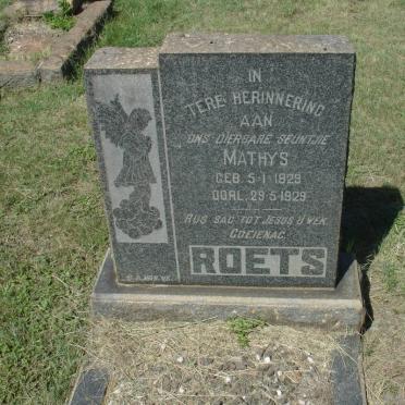 ROETS Mathys 1929-1929