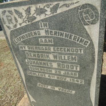 ROODT Hendrik Willem Johannes -1942