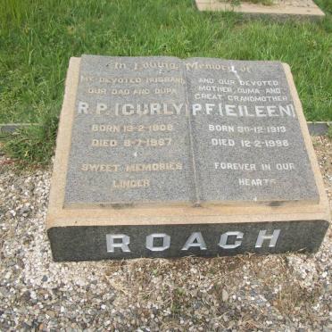 ROACH R.P. 1908-1967 &amp; P.F. 1913-1998