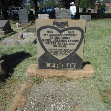 ROUX Karel Johannes, le -1936