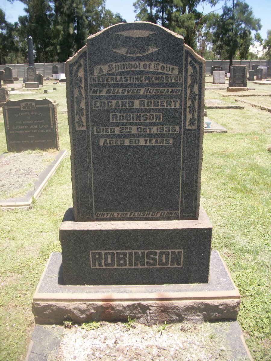 ROBINSON Edgard Robert -1936