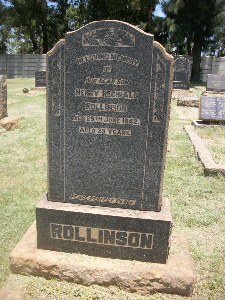 ROLLINSON Henry Reginald -1942