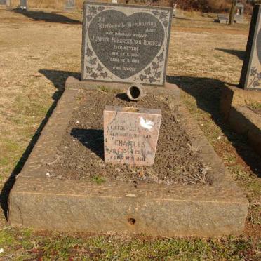 ROOYEN Juanita Fredrika, van nee MEYER 1904-1958 :: VAN ROOYEN Charles 1933-1996