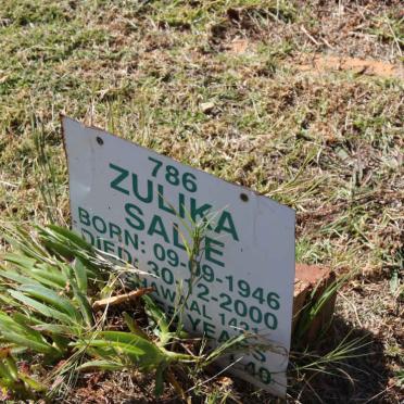 SALIE Zulika 1946-2000