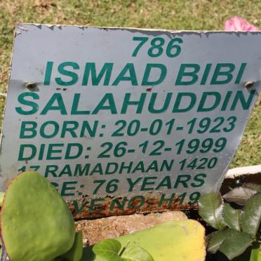 SALAHUDDIN Ismad Bibi 1923-1999