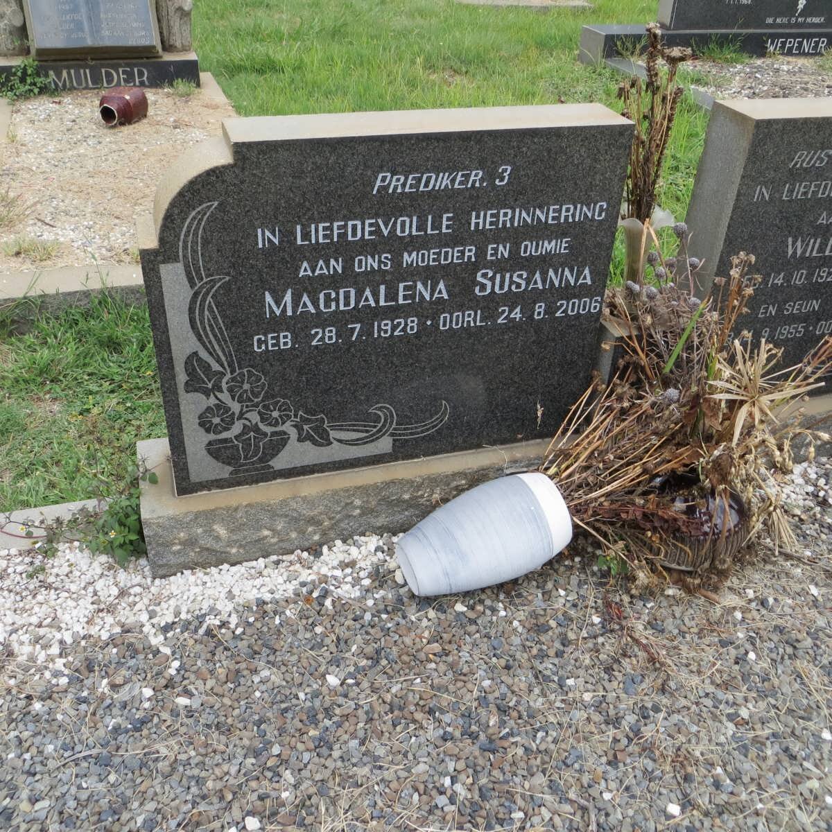 SCHEEPERS Magdalena Susanna 1928-2006