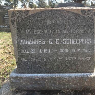 SCHEEPERS Johannes C.E. 1911-1962