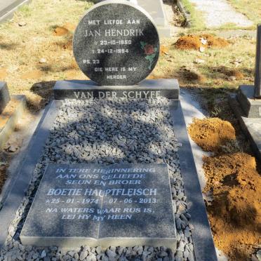 SCHYFF Jan Hendrik, van der 1950-1994 :: HAUPTFLEISCH Boetie 1974-2013