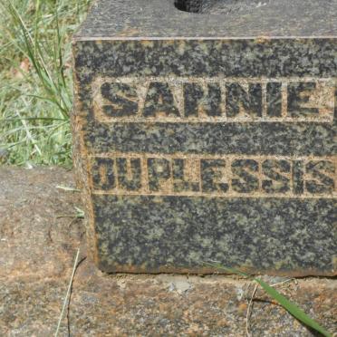 PLESSIS Sannie, du