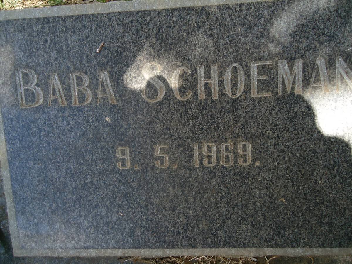 SCHOEMAN Baba -1969
