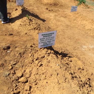 SEEDAT Mahamed 1939-2014