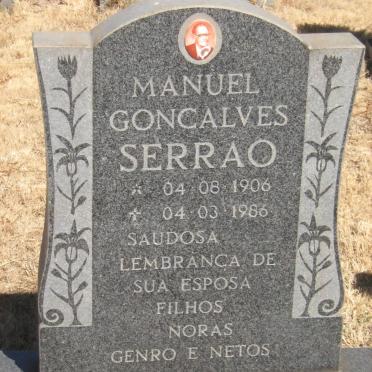 SERRAO Manuel Goncalves 1906-1986