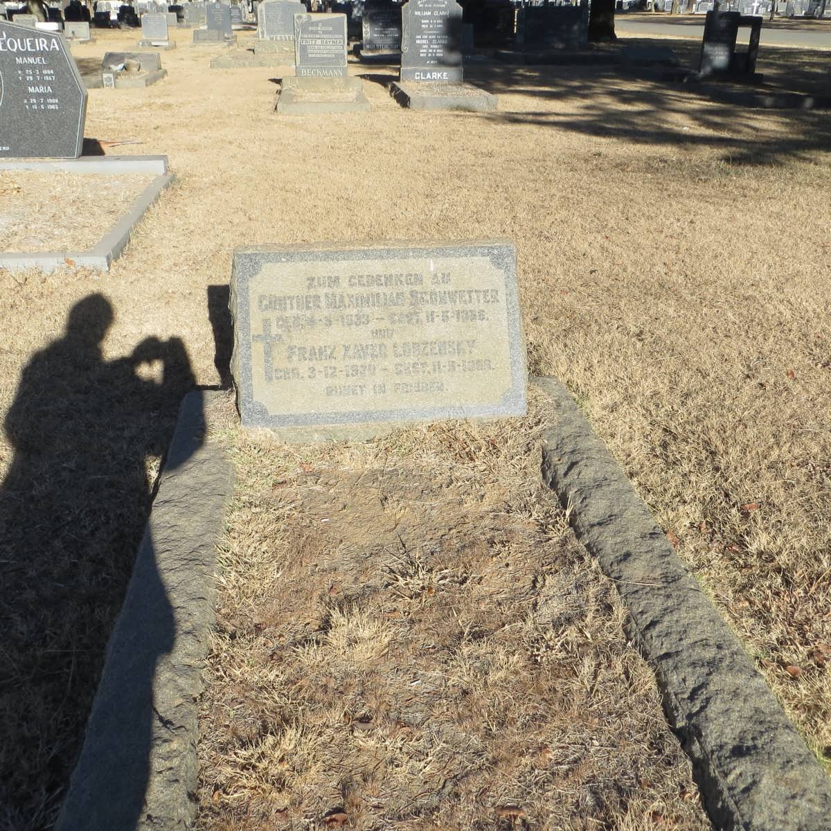 SEÖNWETTER Günther Maxinidas 1933-1956 :: LOBZENSKY Franz Xaver 1930-1956