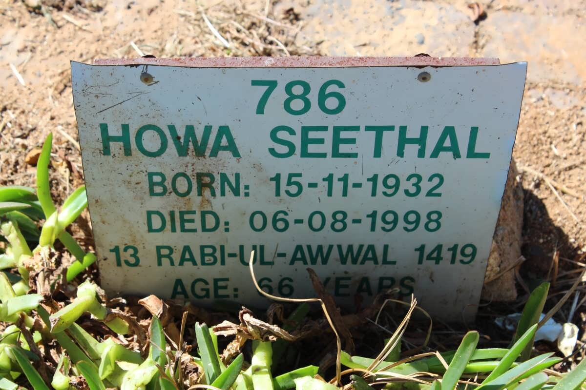 SEETHAL Howa 1932-1998