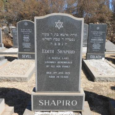 SHAPIRO Edith -1979