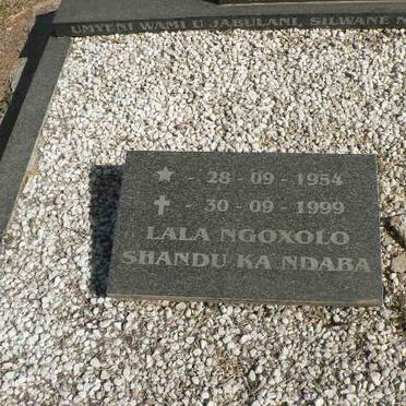 SHANDU Lala Ngoxolo 1954-1999