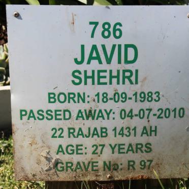 SHEHRI Javid 1983-2010