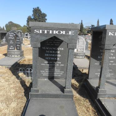 SITHOLE Magangane Mxolisi Desmond 1952-1983