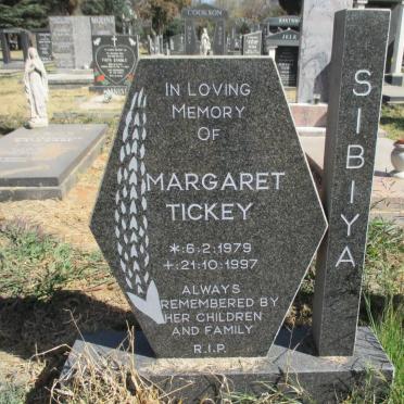 SIBIYA Margaret Tickey 1979-1997