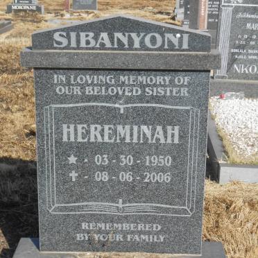 SIBANYONI Hereminah 1950-2006