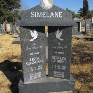 SIMELANE Linda Sibangane 1927-2003 &amp; Gugulini Cathrine 1936-2009
