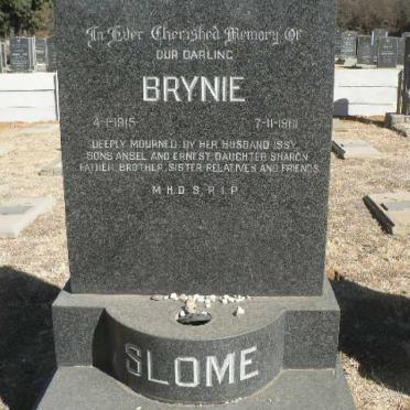 SLOME Brynie 1915-1961