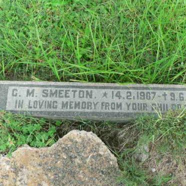 SMEETON G.M. 1907-1972