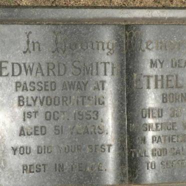 SMITH Edward -1953 &amp; Ethel Jose? 1901-197?