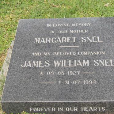 SNEL James William 1927-1994 &amp; Margaret