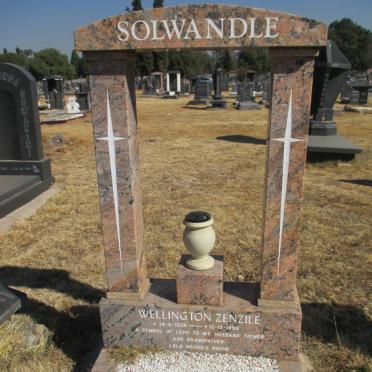 SOLWANDLE Wellington Zenzile 1924-1998