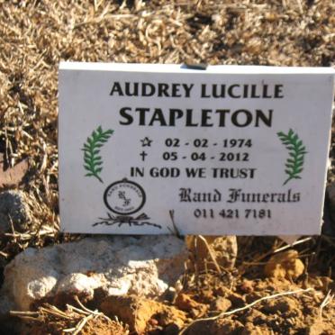 STAPLETON Audrey Lucille 1974-2012