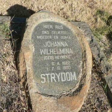 STRYDOM Johanna Wilhelmina nee HEYNEKE1922-1983
