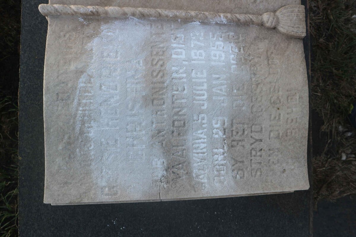 STEENKAMP Geesie Hendriena Christina 1873-1955