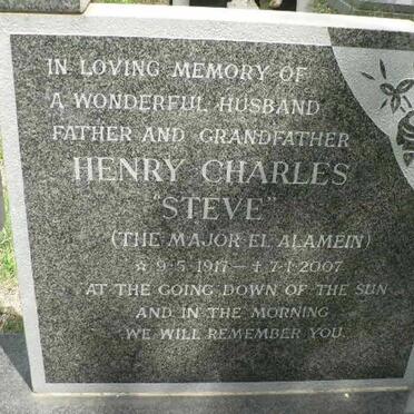 STEVENS Henry Charles 1917-2007