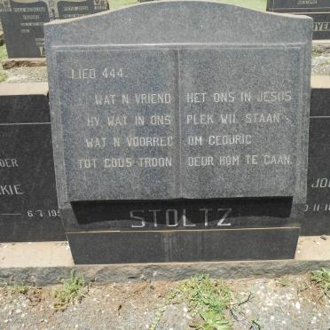 STOLTZ Dirkie 1935-1952 &amp; Johanna Maria 1896-1950