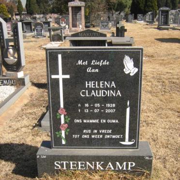STEENKAMP Helena Claudina 1928-2007